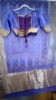 Picture of Lavender and red pure chanderi saree with custom made blouse 