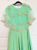 Picture of Green cape Long Dress