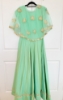Picture of Green cape Long Dress