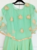 Picture of Green cape Long Dress
