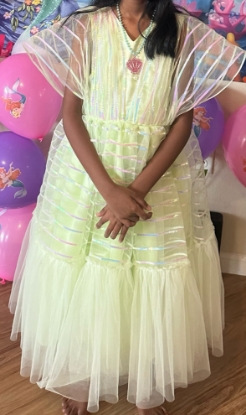 Picture of party wear botique stiched forck 8-9y
