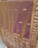Picture of New-Elegant mauvy brown dual tone & Gold Silk Saree with Matching Blouse