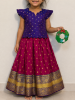 Picture of Never worn Pure real zari kanchi pattu Lehanga 8-10Y