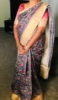 Picture of Grey gold printed saree