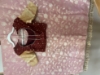 Picture of New vintage pink Banarasi silk Saree with matching maroon and gold blouse