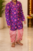 Picture of Pure patola kurta with pattu dhoti 4-5Y