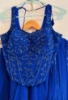 Picture of Pure Crepe silk pre drape Saree -Corset blouse