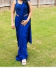 Picture of Pure Crepe silk pre drape Saree -Corset blouse