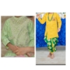 Picture of Soft raw silk Kurta Dhoti set 4-6Y