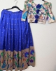 Picture of Pl735 Paithani Lehenga with boat neck blouse.