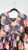 Picture of PL742 Black chinnon alia cut frock 