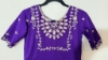 Picture of PL745 purple maggam work long frock