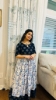 Picture of PL747 floral velvet frock 