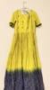 Picture of Parrot green and navy blue gown