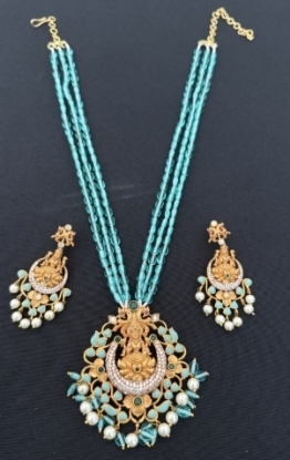 Picture of Turquoise Beads Haram Set