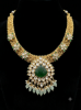 Picture of Exquisite Antique Gold & Emerald Kundan Set