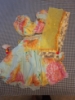 Picture of Little muffet Floral girl lehenga set and benaras pattu langa combo