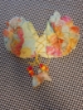 Picture of Little muffet Floral girl lehenga set and benaras pattu langa combo