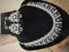 Picture of American Diamond Necklace With Matching Earrings 