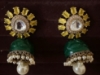 Picture of Kundan jhumkas