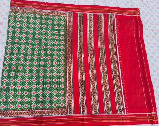 Picture of Double Ikat Pochampally Saree