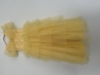 Picture of Never worn Yellow princess frock with shoulder detailing and layers on the bottom part