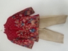 Picture of Pure chinon kalamkari kurta set and Patola print pancha set 1Y