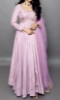 Picture of Lilac Anarkali with maggam work