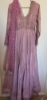 Picture of Lilac Anarkali with maggam work