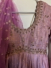 Picture of Lilac Anarkali with maggam work