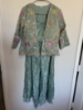 Picture of Sky blue pallazo and overcoat 