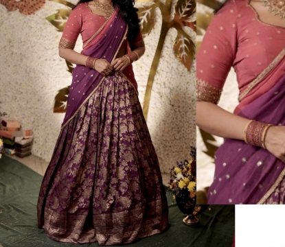 Picture of Benaras half saree