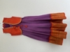 Picture of Premium Gadwal long frock with pure raw silk maggam work over coat