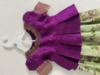Picture of Pure tussar painted lehanga with pure raw silk maggam work blouse 2-4Y