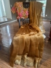Picture of Gold tissue organza party wear saree
