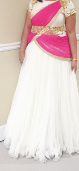 Picture of Designer Half saree dress 