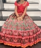 Picture of Red patola lehanga 8-10Y 