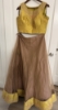 Picture of Designer crop top and skirt with long jacket