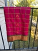 Picture of Traditional color combo Gadwal saree with multi use blouse